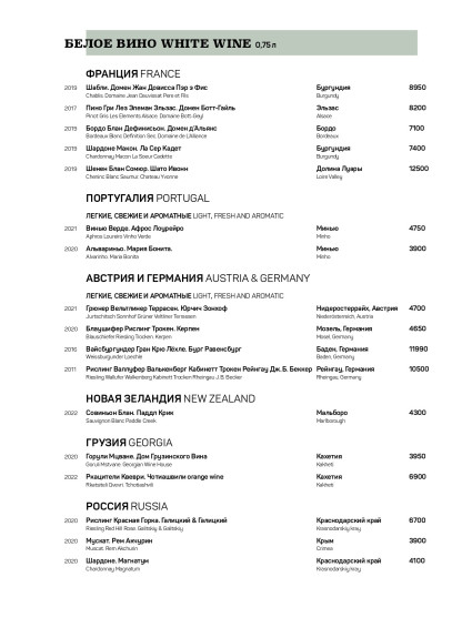 Ферма Бенуа, Ресторан, Меню - Санкт-Петербург - Tabler