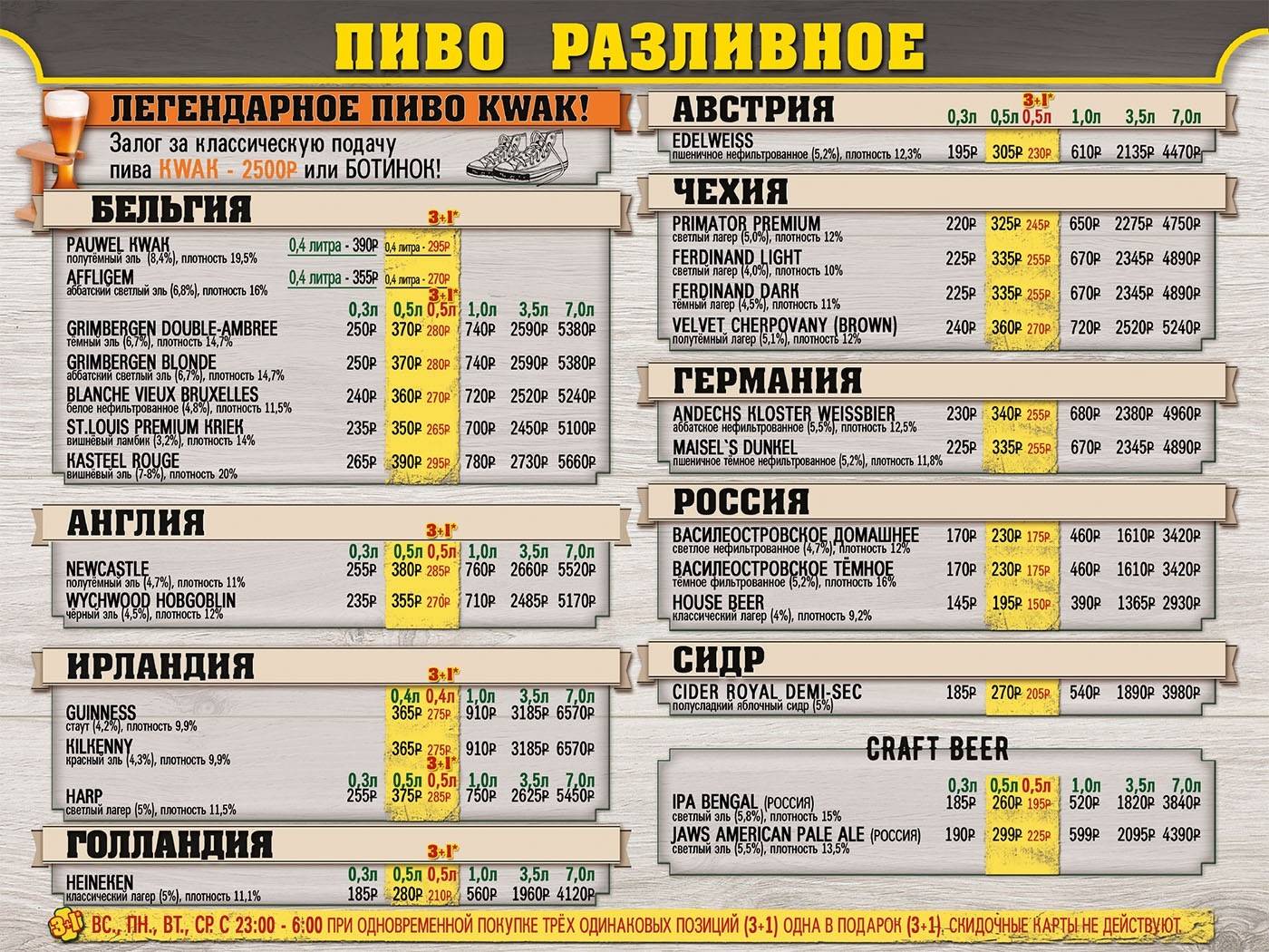 Эль хаус белгород меню и цены